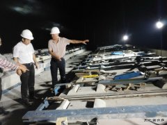 中铁二十一局：四公司工会主席李奇现场慰问昌赣客专夜班职工