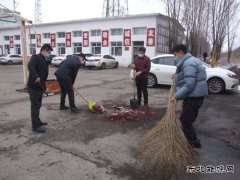 七矿公司向阳矿开展“抗击疫情、爱卫同行”主题党日活动