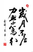 书法：岁月不居力学笃行
