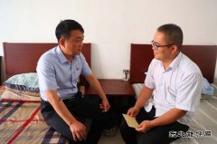 蒲白建庄矿业公司：慰问困难党员，浓浓关怀暖人心