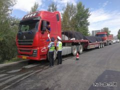 哈巴河执法大队： 持续开展路警联合治超、确保道路安全畅通