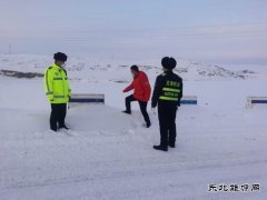 阿勒泰执法支队哈巴河执法大队：开展联合巡查 确保交通安全