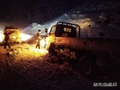 富蕴执法大队：昼夜奋战 联合救援保平安