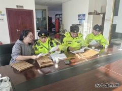 北屯执法大队开展大件运输车辆“双随机、一公开”执法检查工作